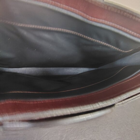 VINTAGE Canon Camera Leather Portfolio Briefcase Hand Bag Photography - Picture 7 of 14